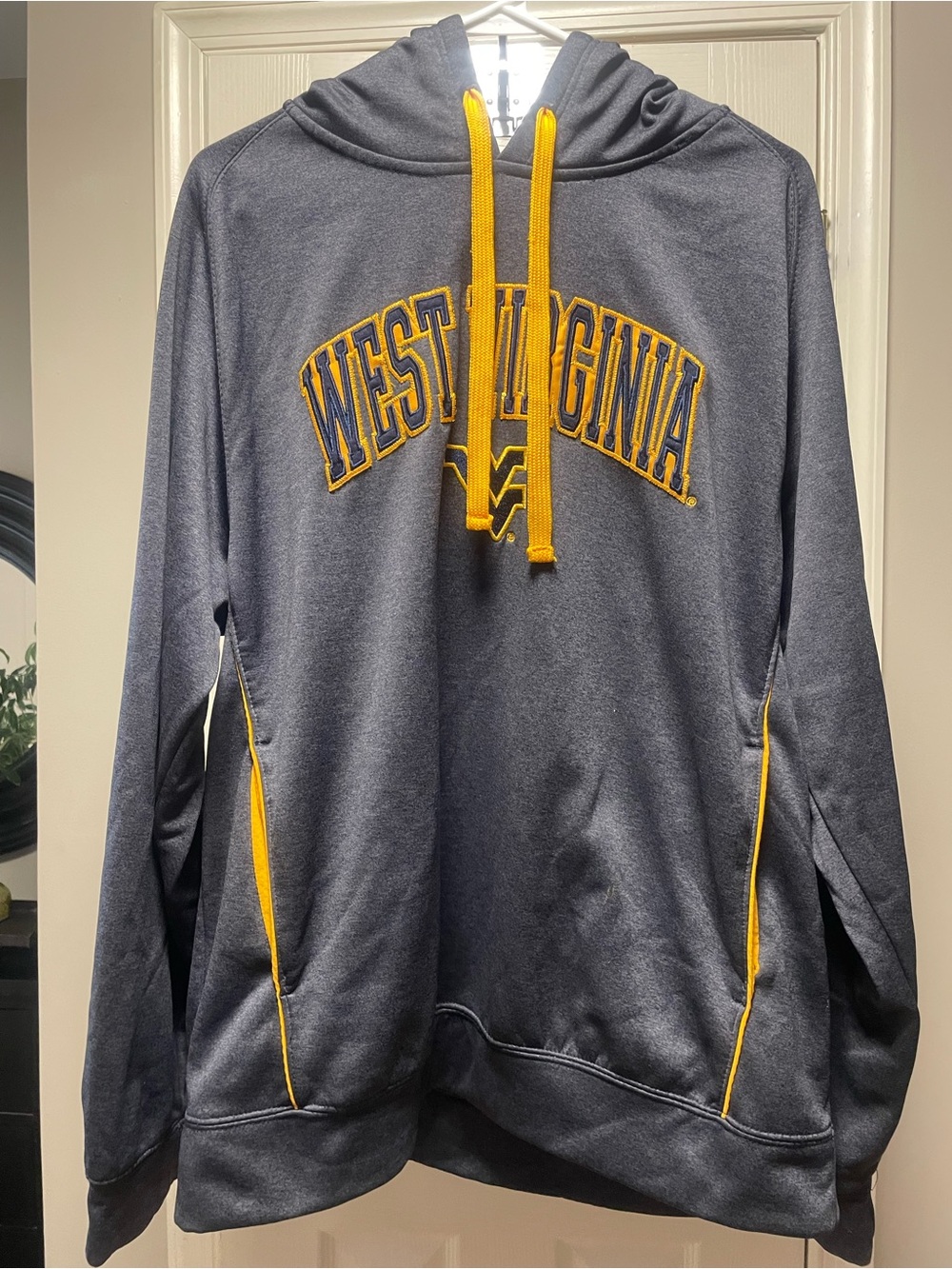 West Virginia Gray & Gold Pullover Hoodie